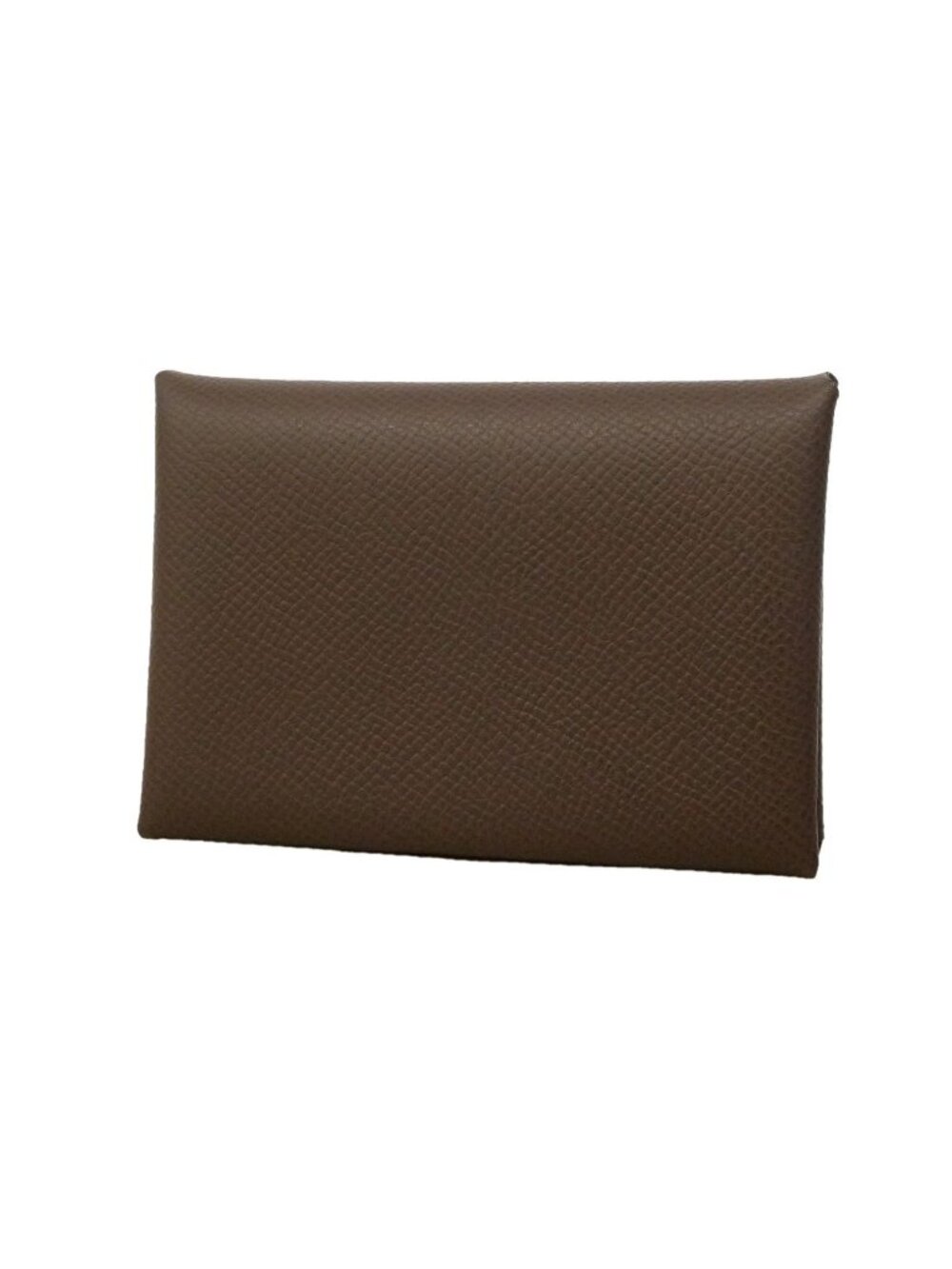 Hermes Coin Purse Calvi Duo Veau Epsom Ecorse Silver